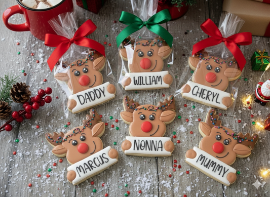 Rudy the Reindeer — Deluxe Cookie (¼ lb!)